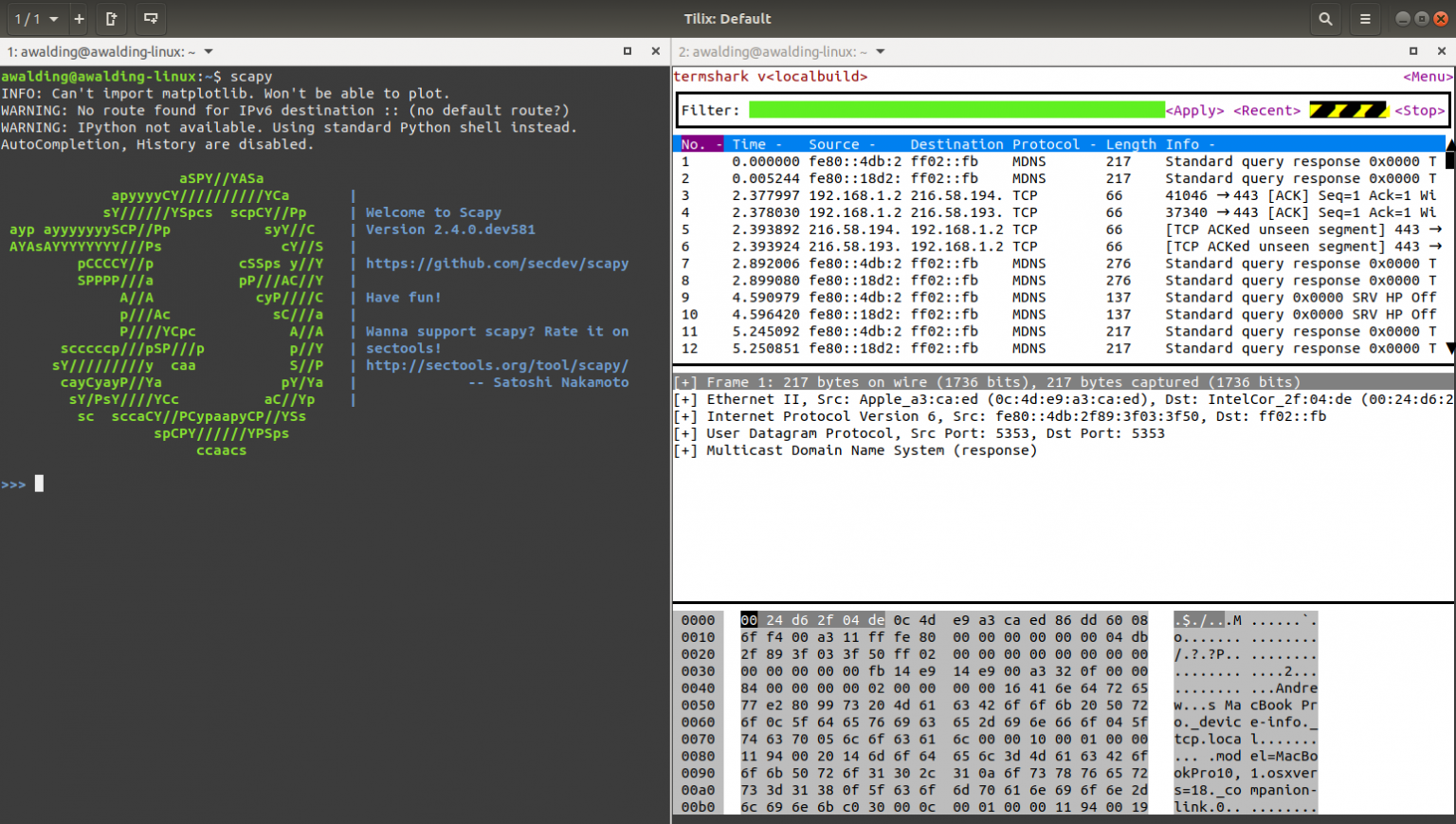 A Terminal Version Of Tshark We Love It CellStream Inc